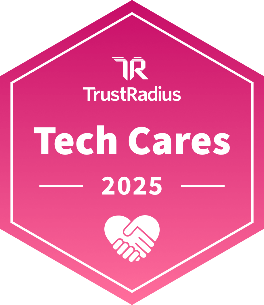 Tech Cares 2025 badge