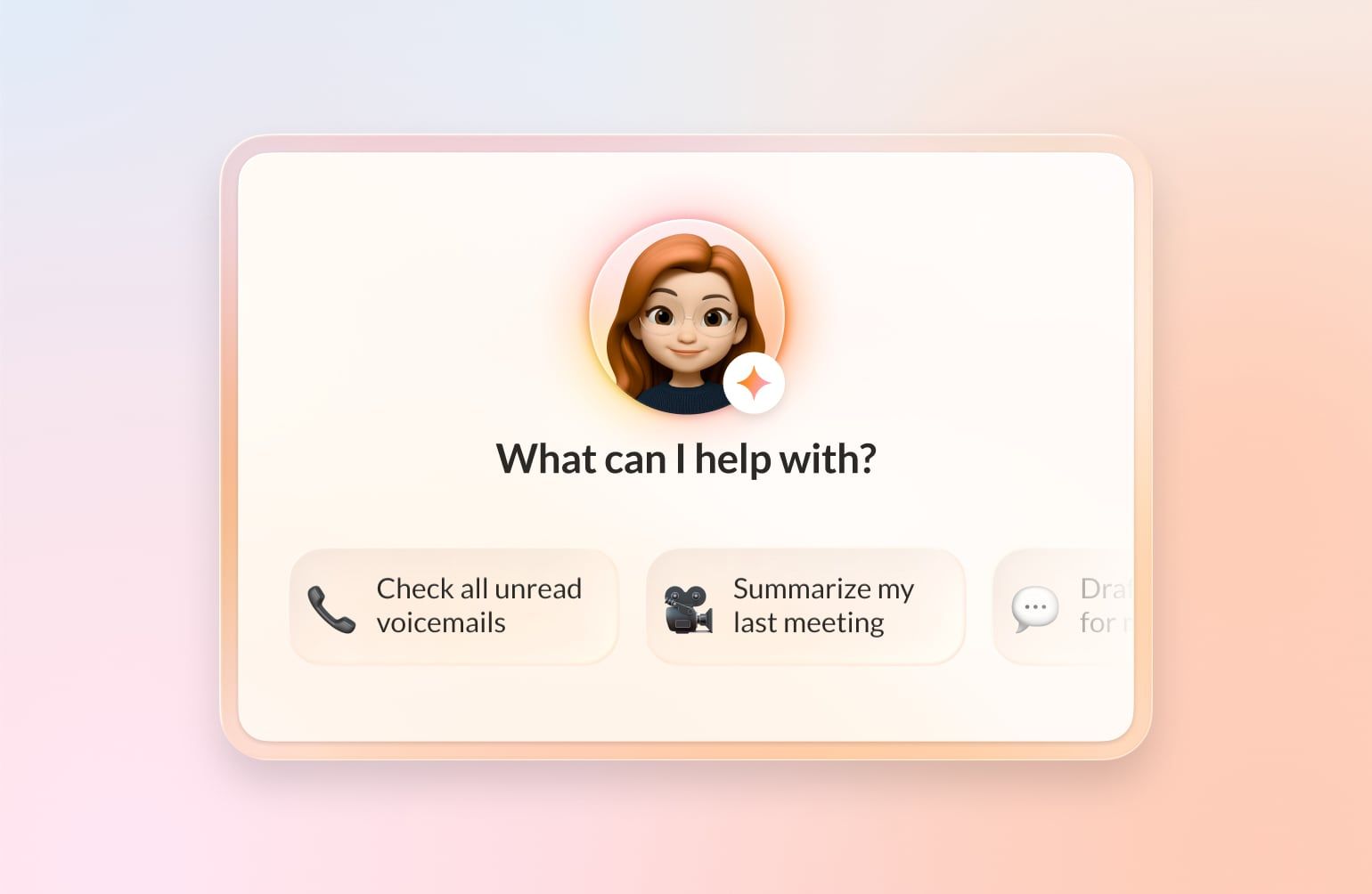 AVA — AI Virtual Assistant product screenshot