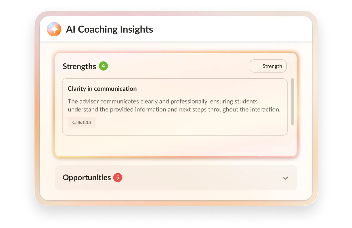 AI coaching feature on RingCentral to assist new teachers